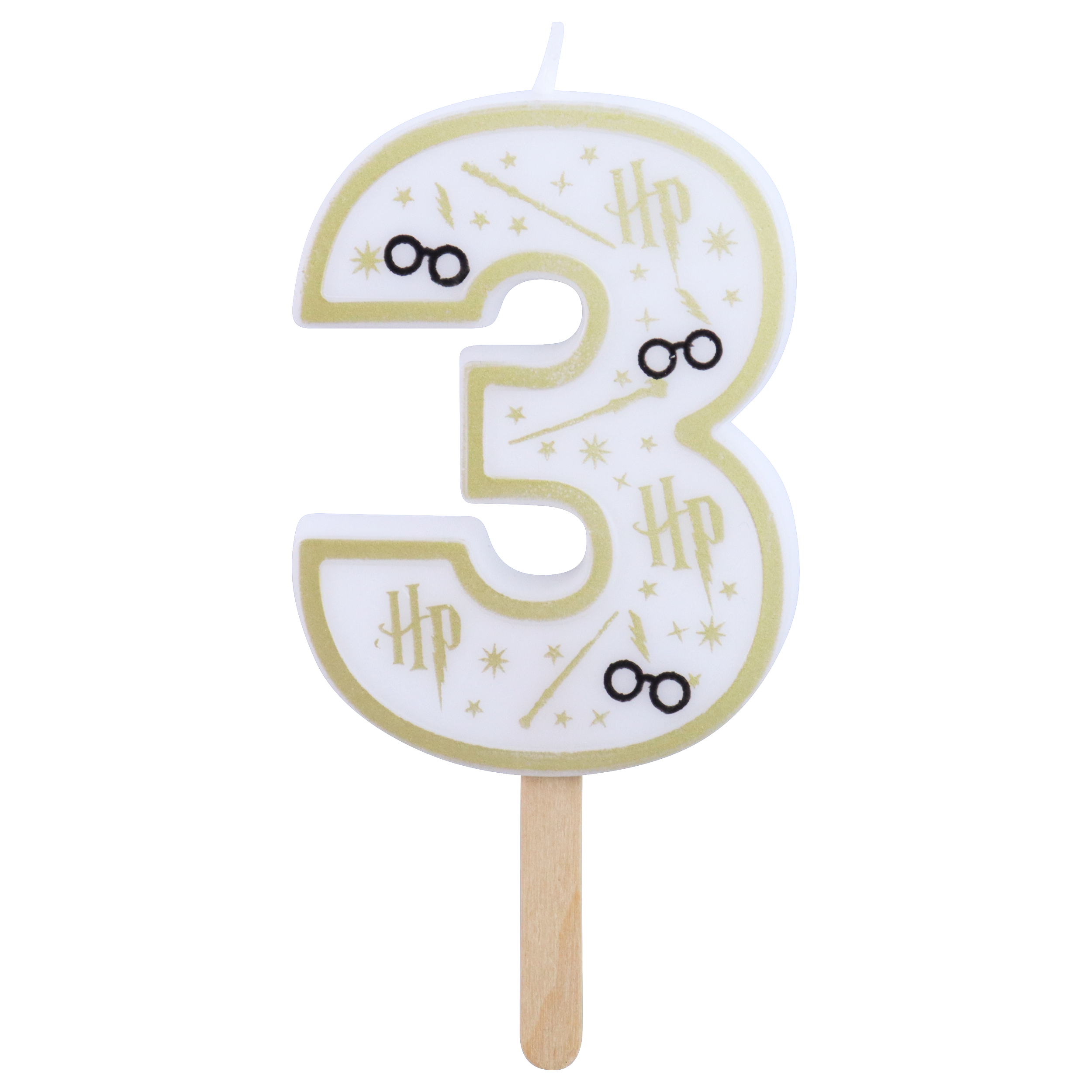 Bougie anniversaire 3 Harry Potter 3