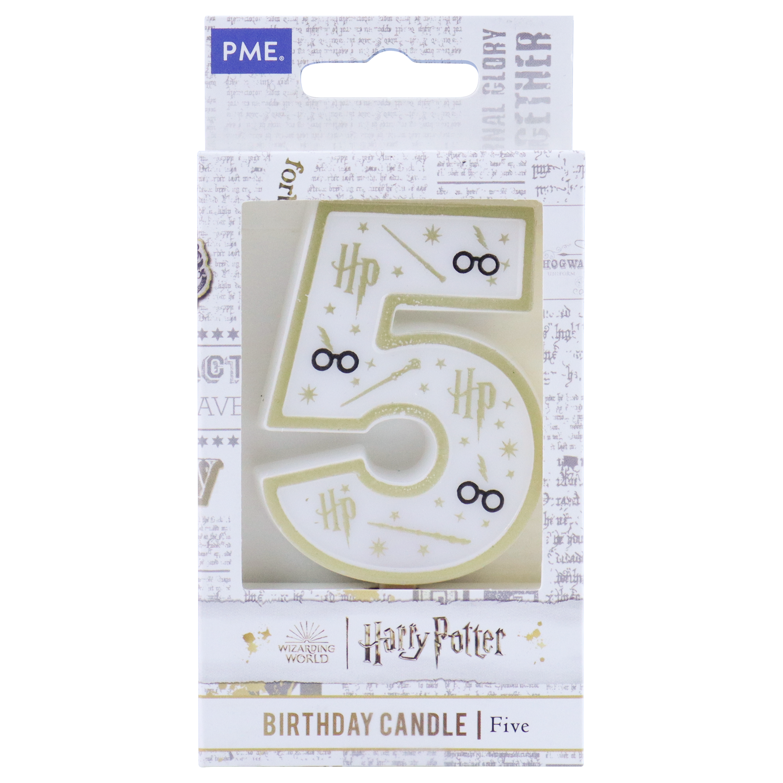 Bougie anniversaire 5 Harry Potter 4