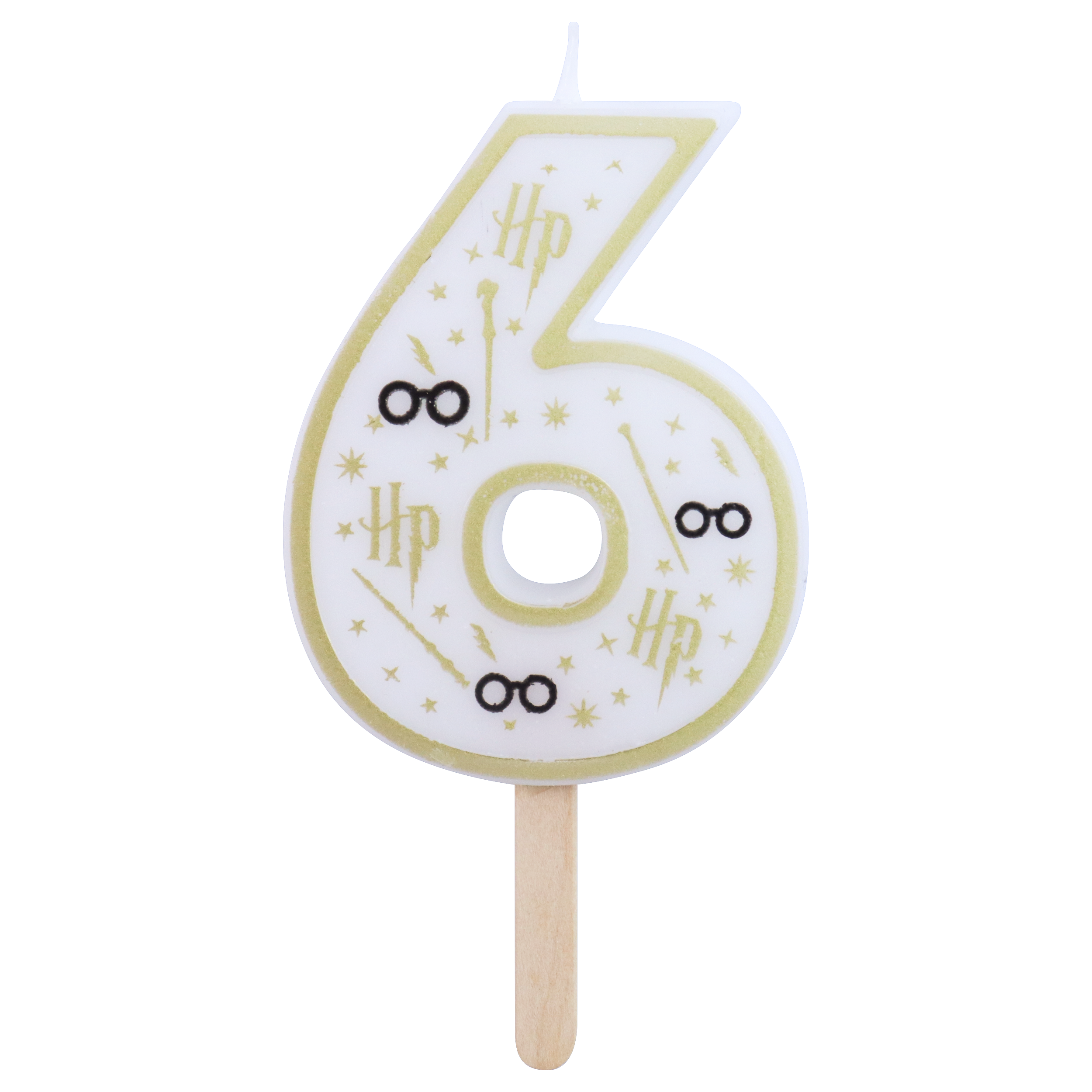 Bougie anniversaire 6 Harry Potter 3