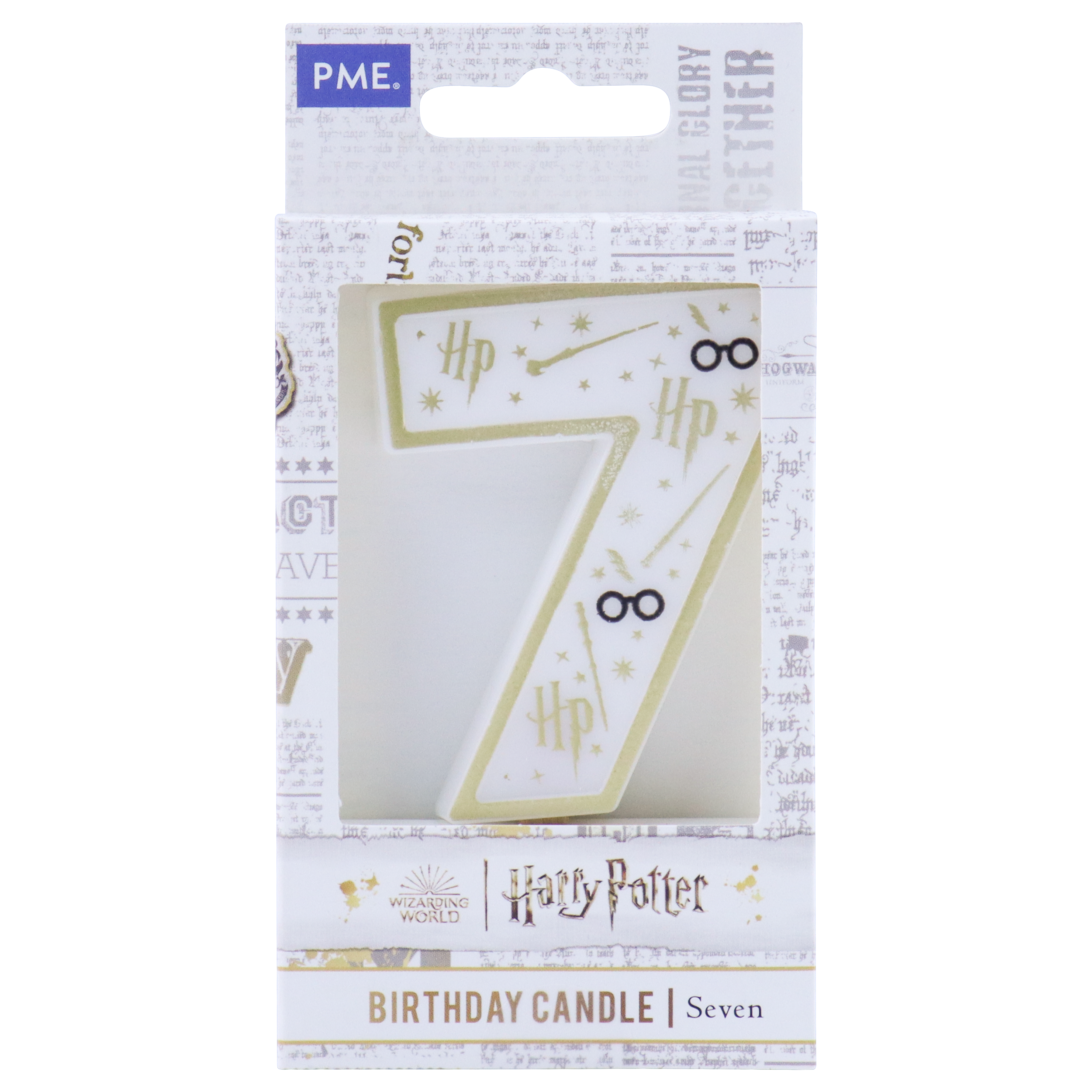 Bougie anniversaire 7 Harry potter 1