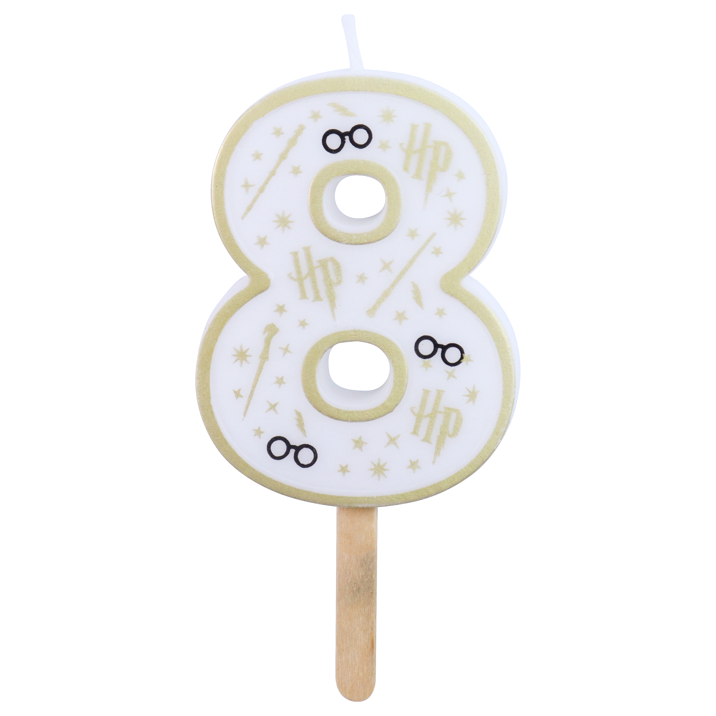 Bougie anniversaire 8 Harry Potter 3