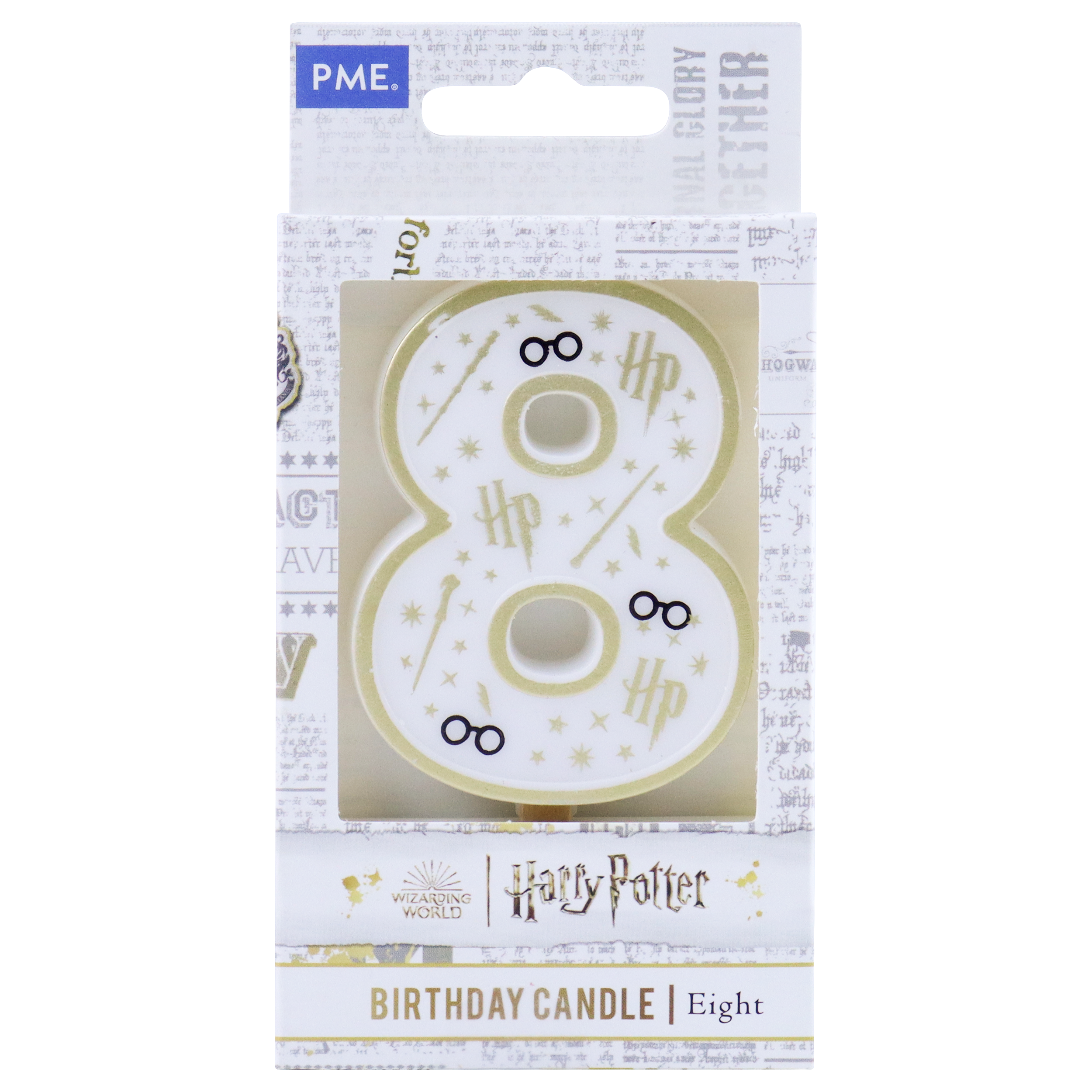 Bougie anniversaire 8 Harry Potter 1