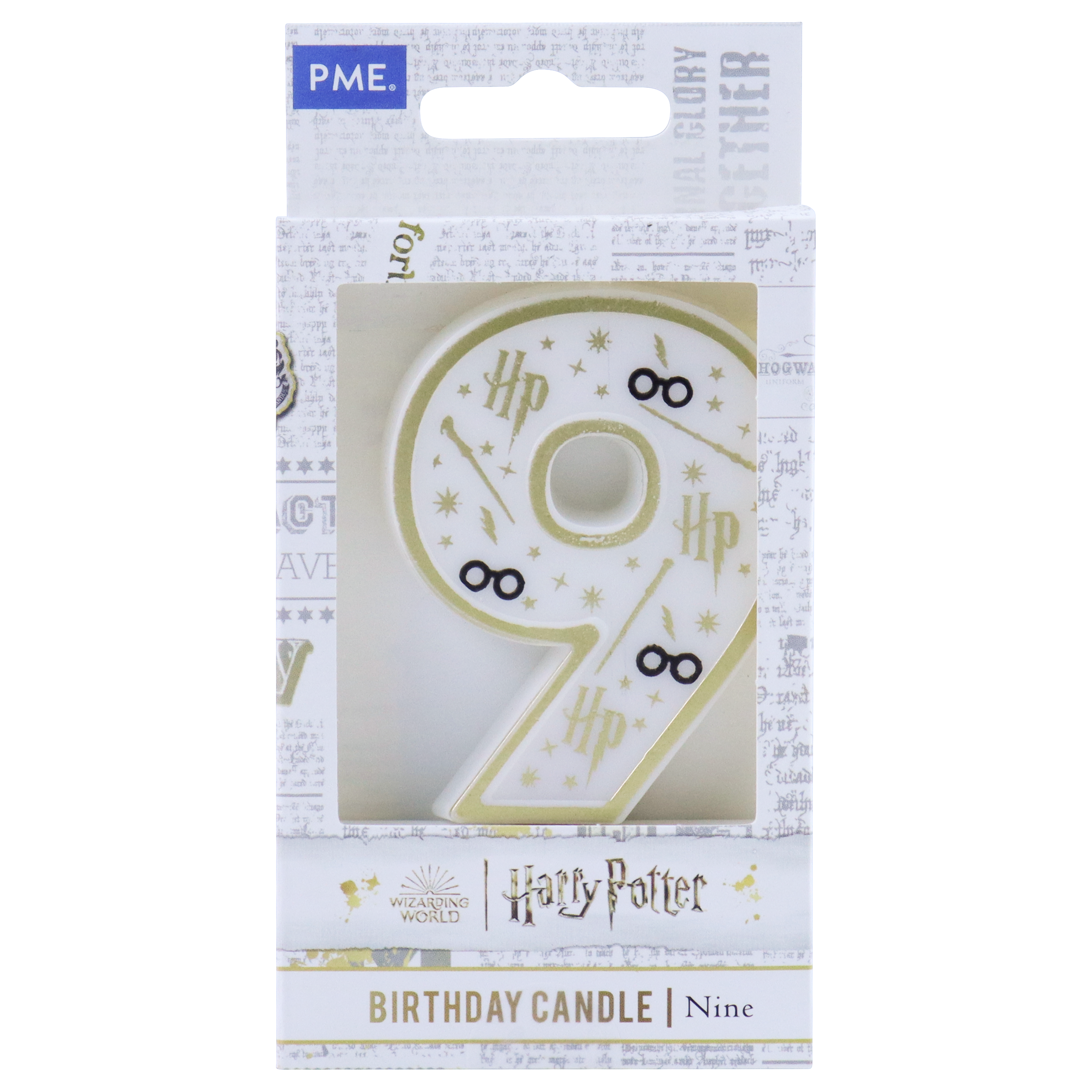 Bougie anniversaire 9 Harry Potter 1