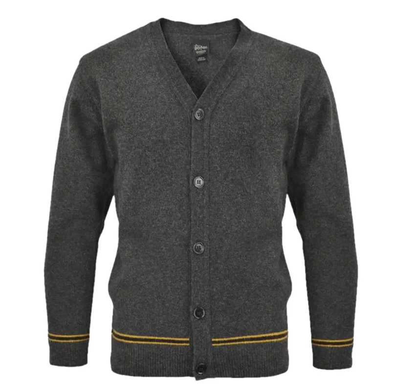 Cardigan tricoté col V Poufsoufle - Harry Potter