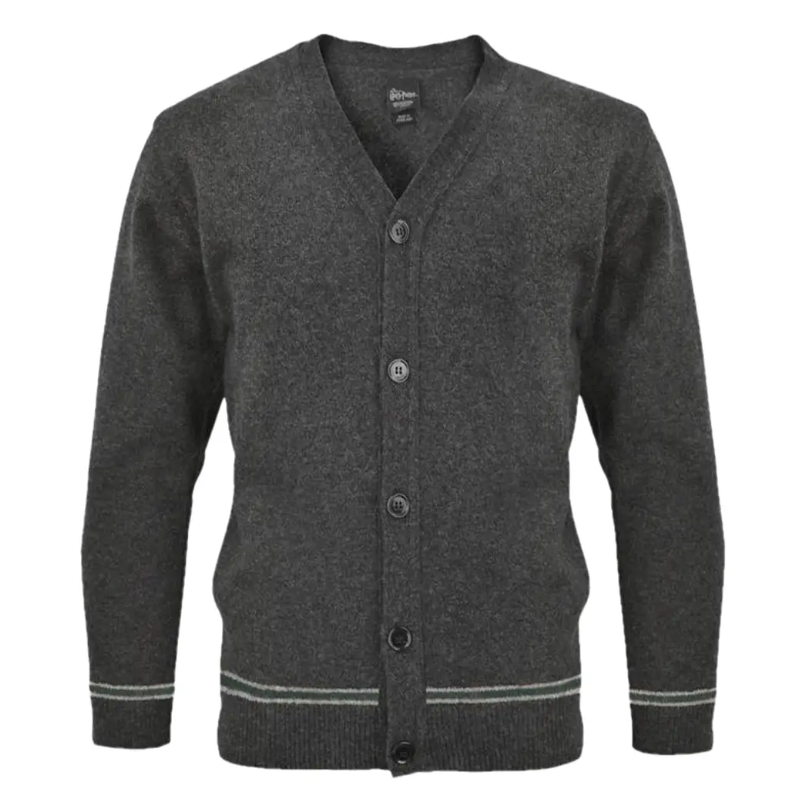 Cardigan tricoté col V Serpentard - Harry Potter