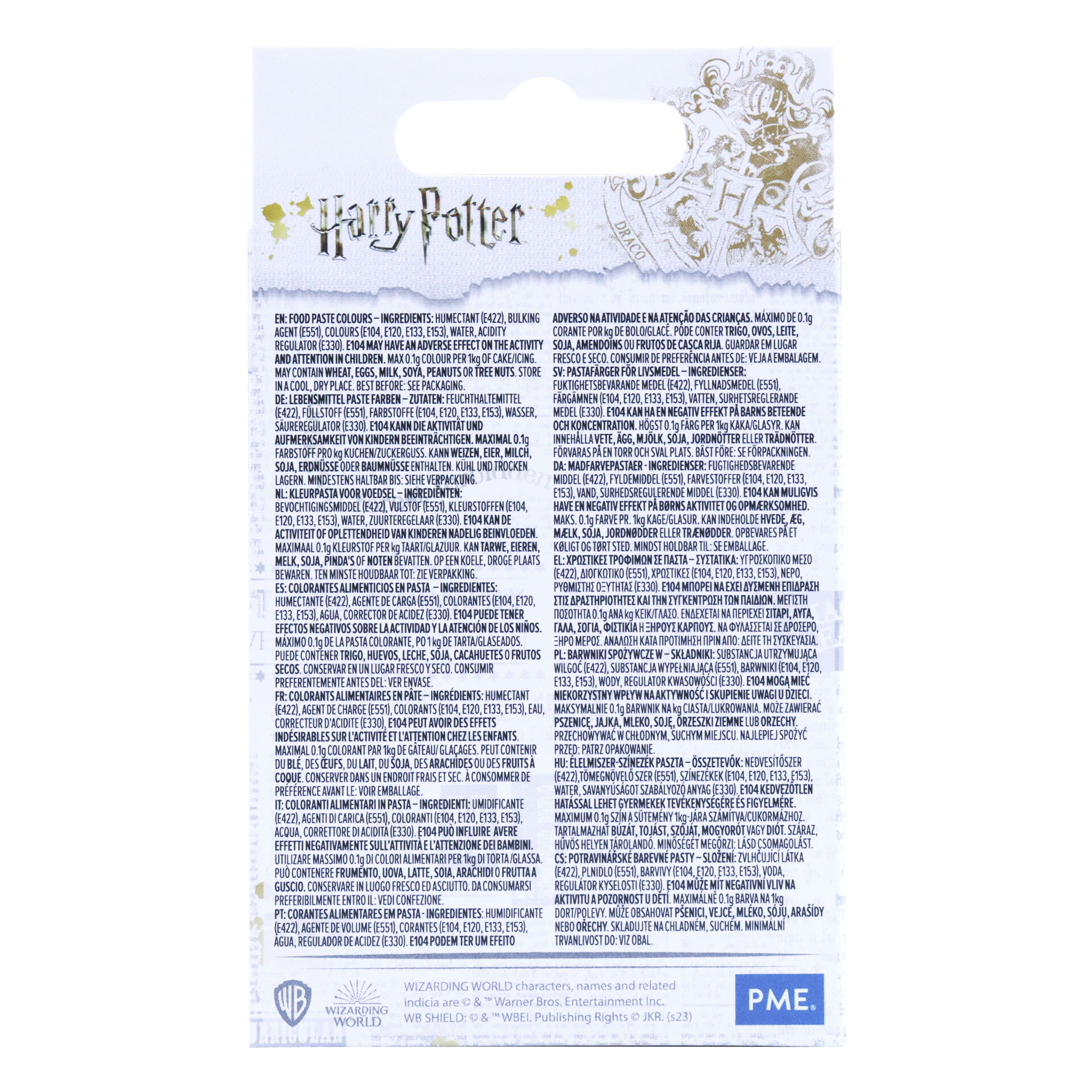 Colorant alimentaire Harry Potter 2