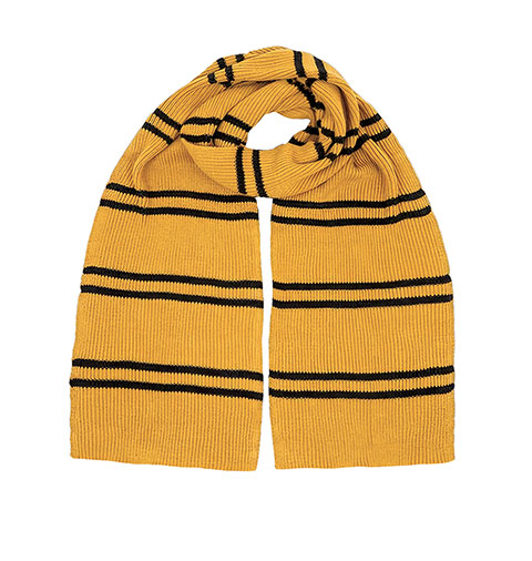 Écharpe tricoté Poufsouffle - Harry Potter