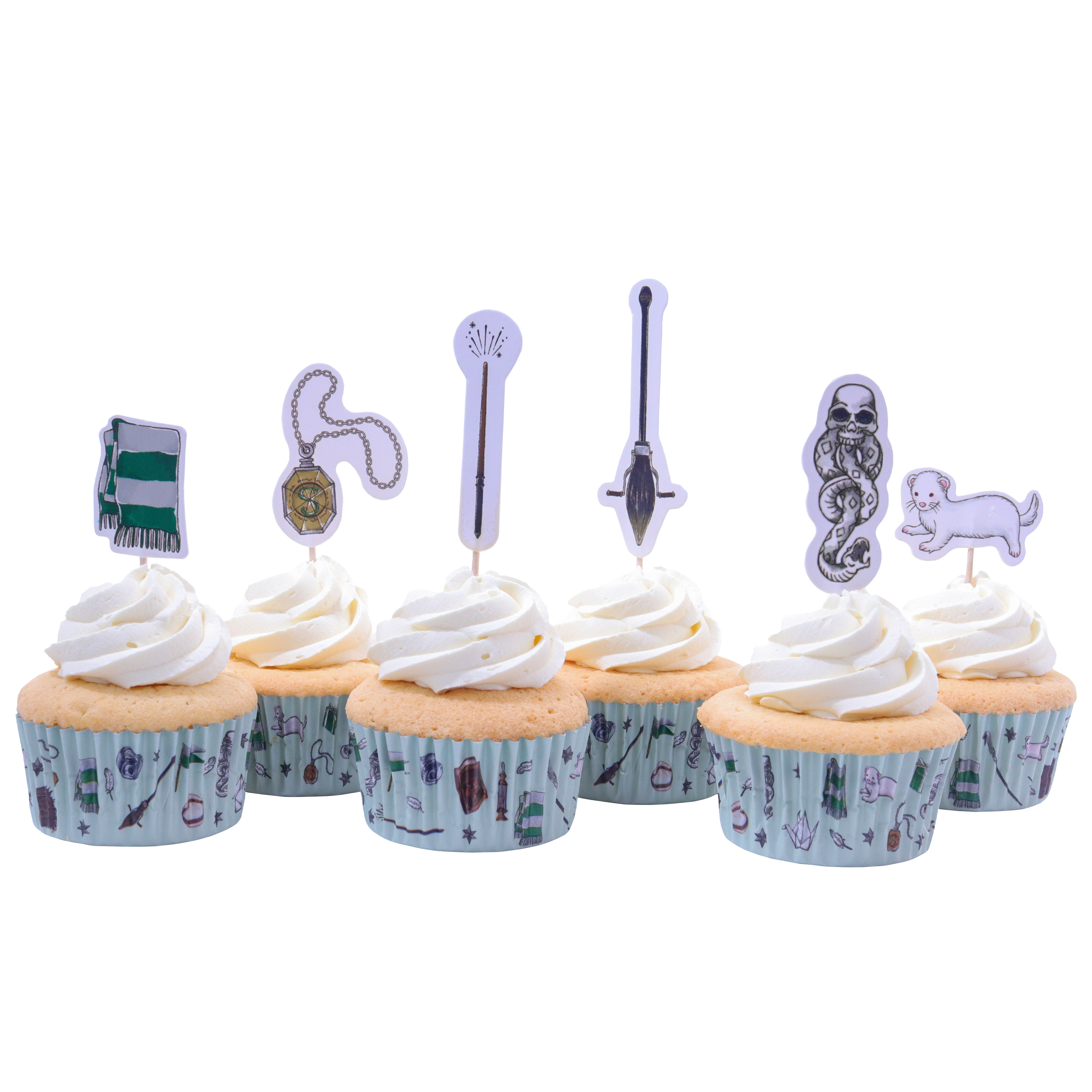 Caissettes cupcakes et Toppers Draco Malfoy 5