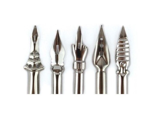 Coffret de calligraphie - plume blanche QISW000001(4)