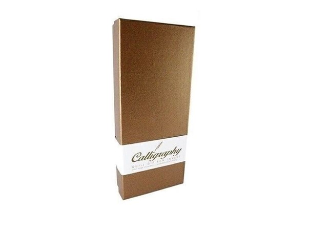 Coffret de calligraphie - plume de faisan marron ISW000003(4)