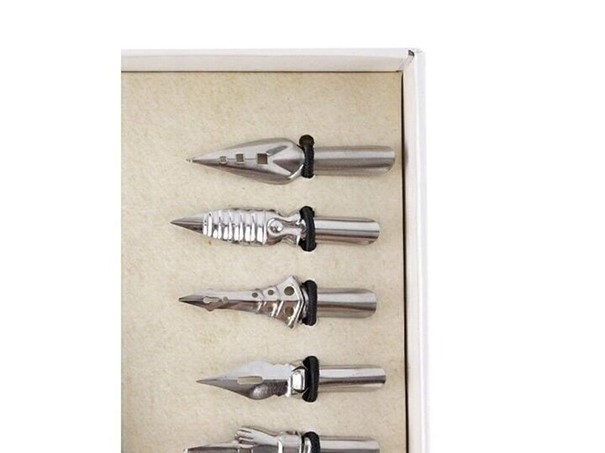 Coffret de calligraphie - plume noire QISW000002(2)