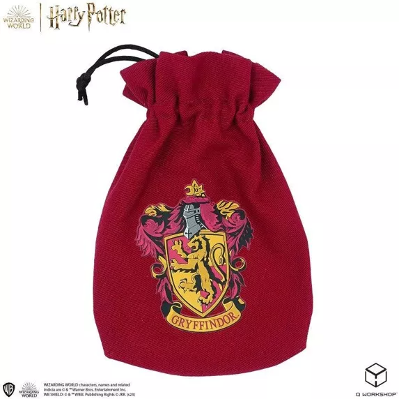Dés et pochette Harry Potter Gryffondor 3