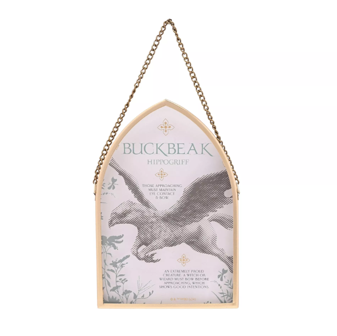 Plaque darche dherbologie Harry Potter de Warner Bros - Buckbeak