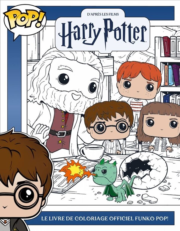 Livre de coloriage enfant Funko Pop - Harry Potter 3840247(1)