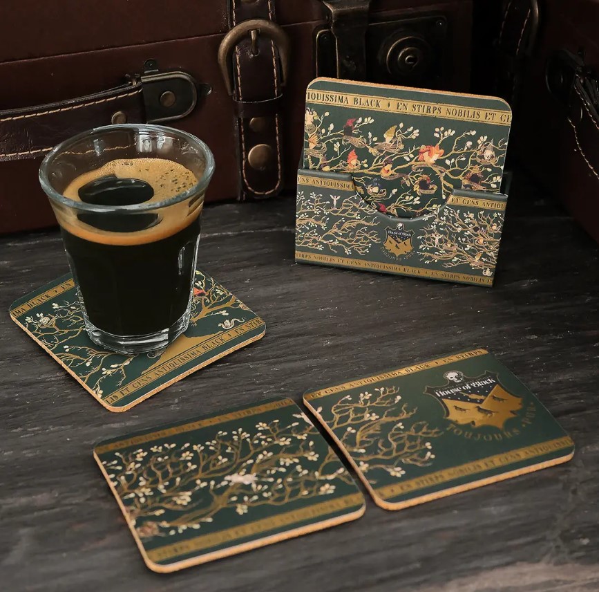 Lot de 4 sous-verres - Famille Black 3