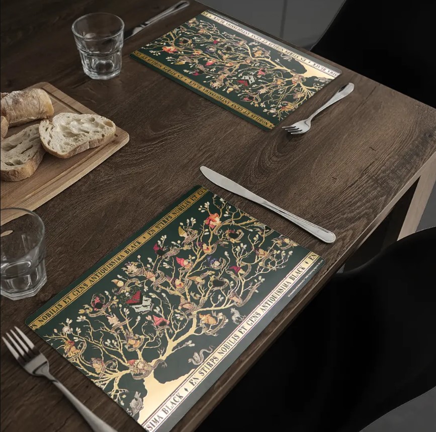 Lot de 4 sets de table - Famille Black 2