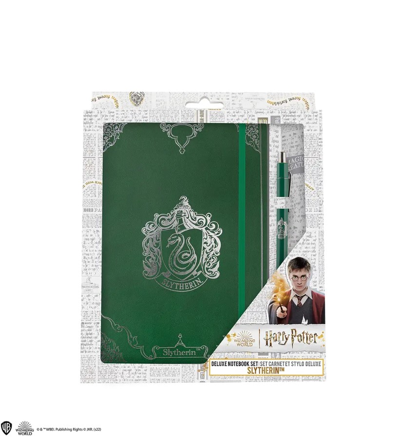 Carnet deluxe et stylo Serpentard 24
