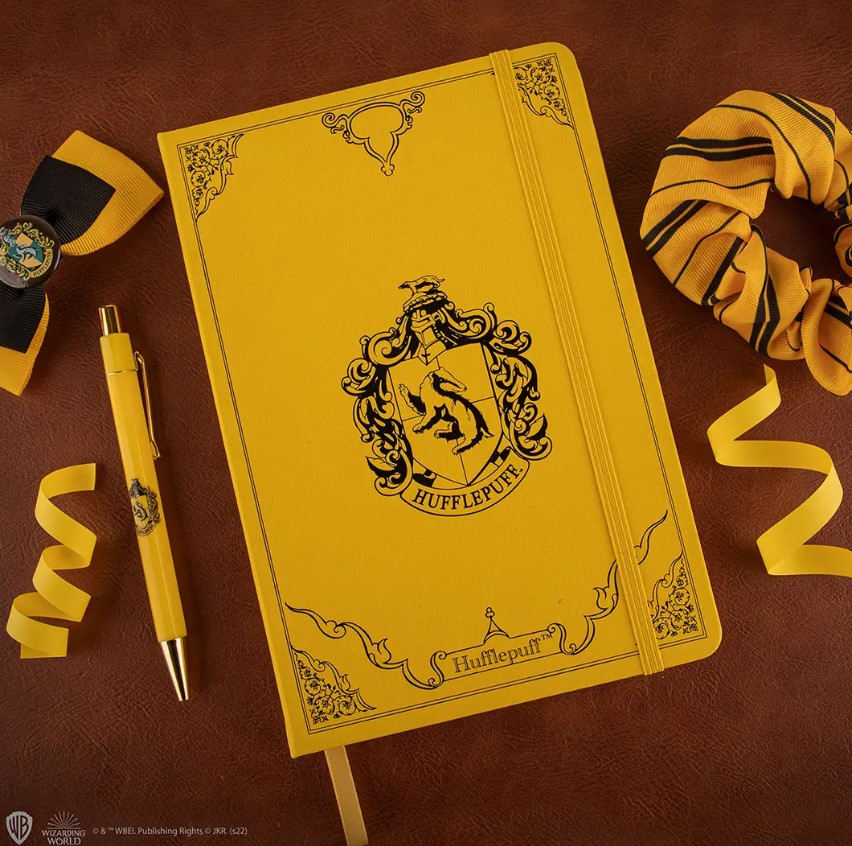 Carnet deluxe et stylo Poufsouffle 3