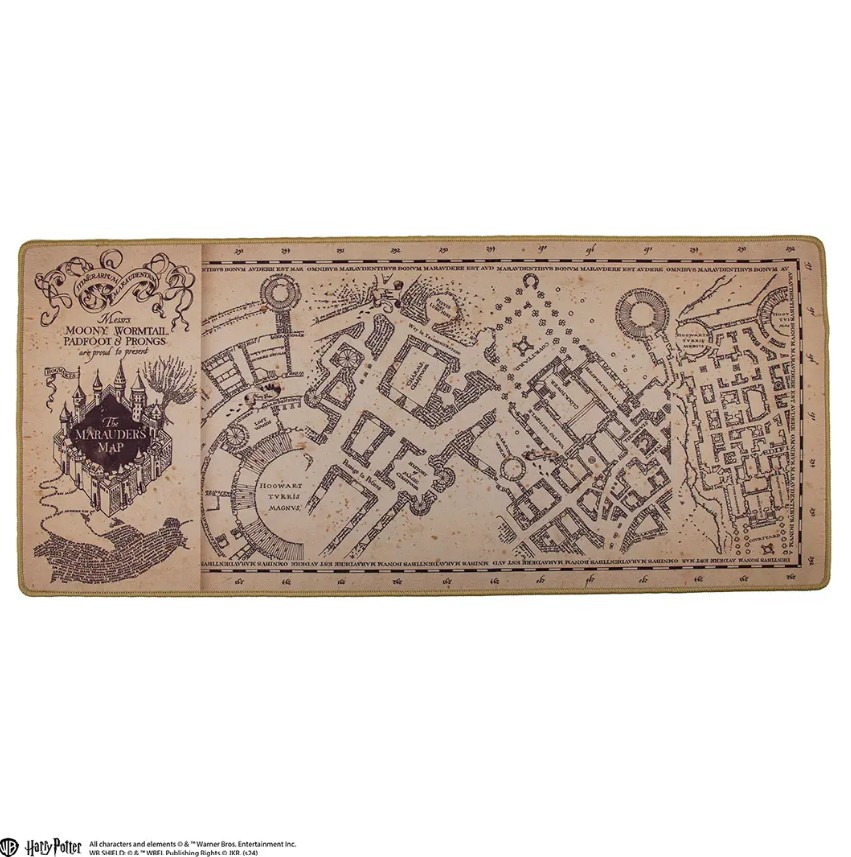 Tapis de bureau carte du Maraudeur - Harry Potter 1