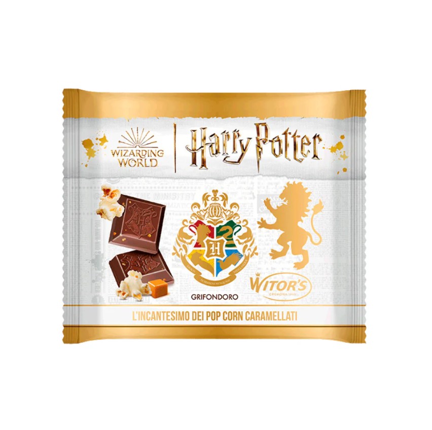 Tablette chocolat au lait au pop-corn - Harry Potter