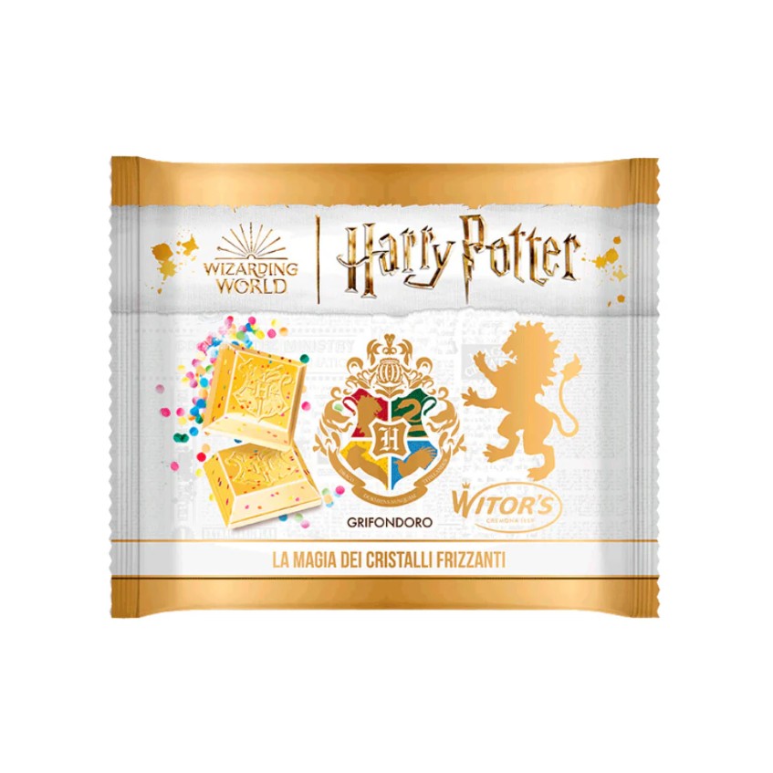 Tablette chocolat blanc cristaux scintillants - Harry Potter