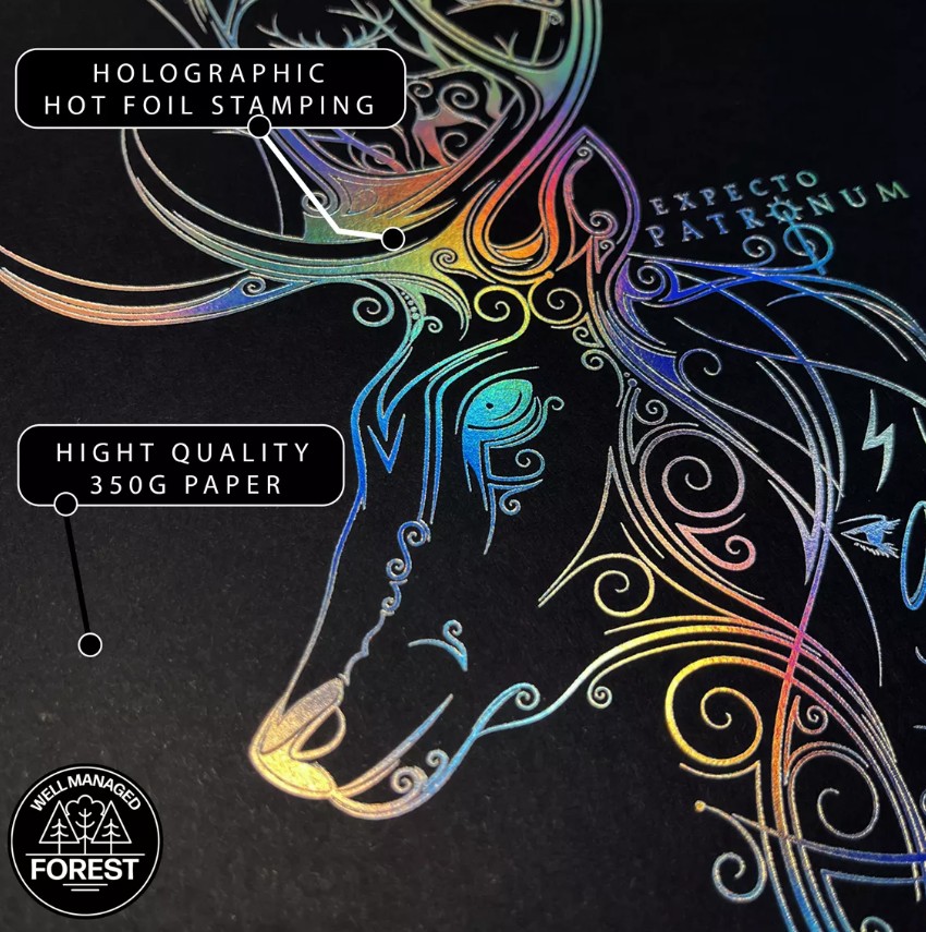 Affiche  Patronus poster en Dorure à chaud 4