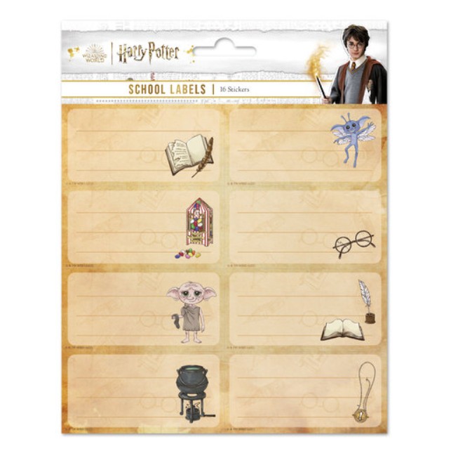 étiquettes auto collante rentrée scolaire harry potter