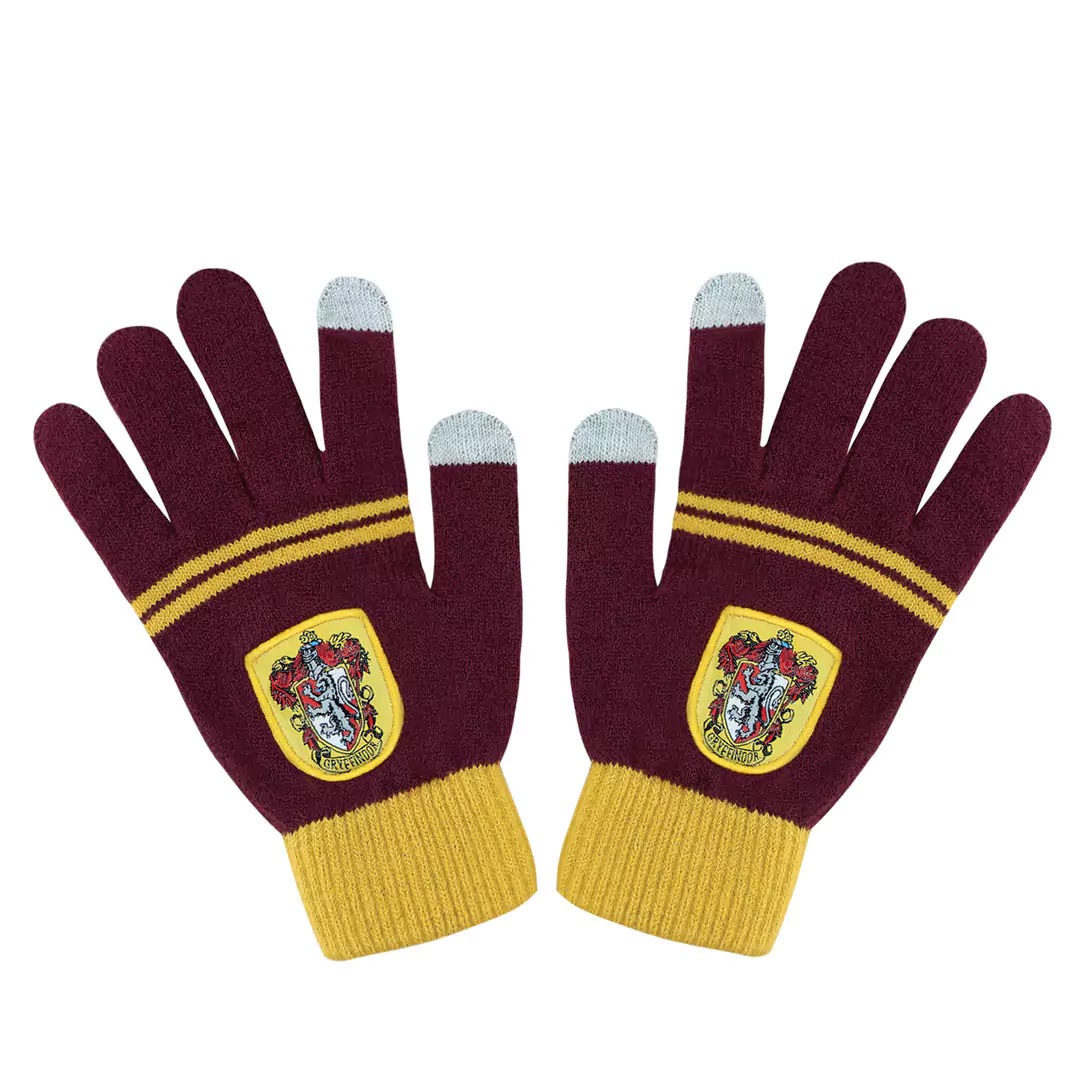 Gants tactiles - Gryffondor pourpre et or - Harry Potter  CR1401 1
