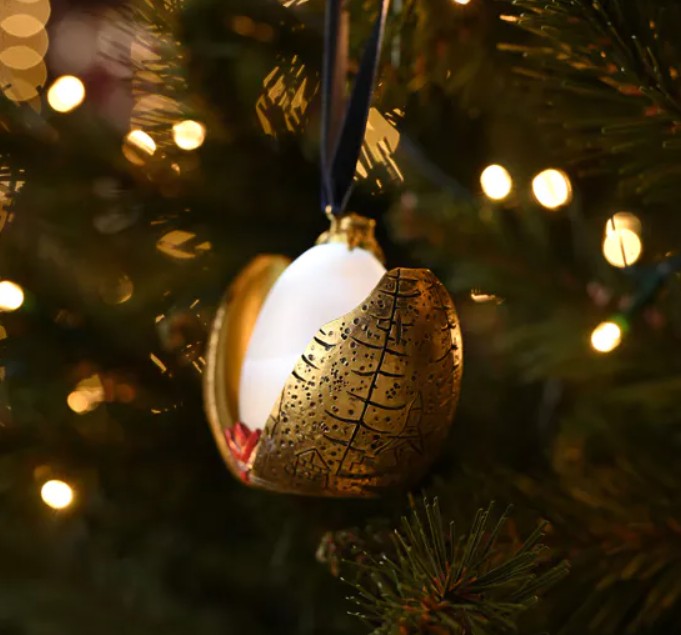 Décoration de sapin ALUMNI oeuf dor WB657 3