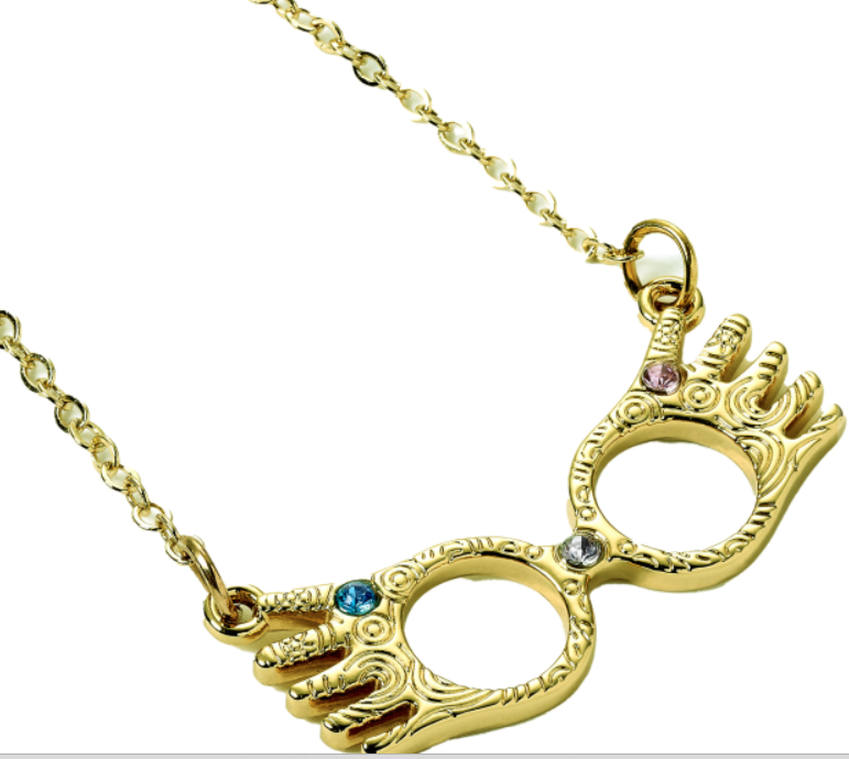 collier doré lunettes Luna LOvegood 1