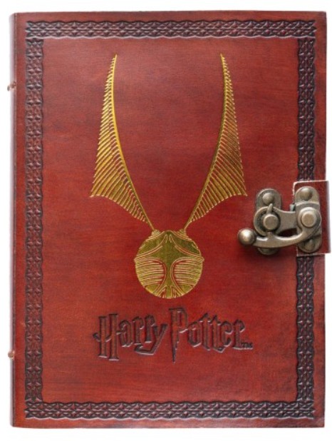 carnet en cuir vif dor