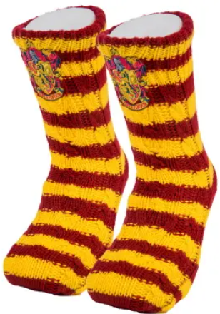 chaussette rayé gryffondor 1
