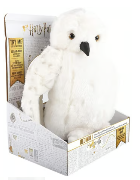 peluche interactive hedwige