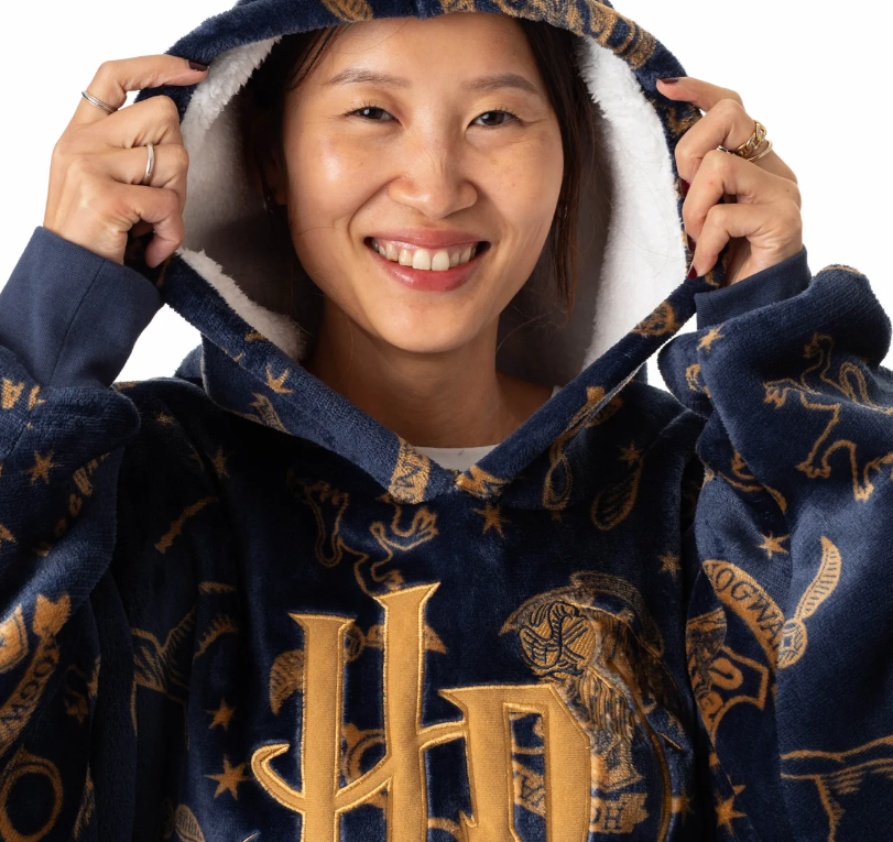 sweat a capuche bleu nuit 4