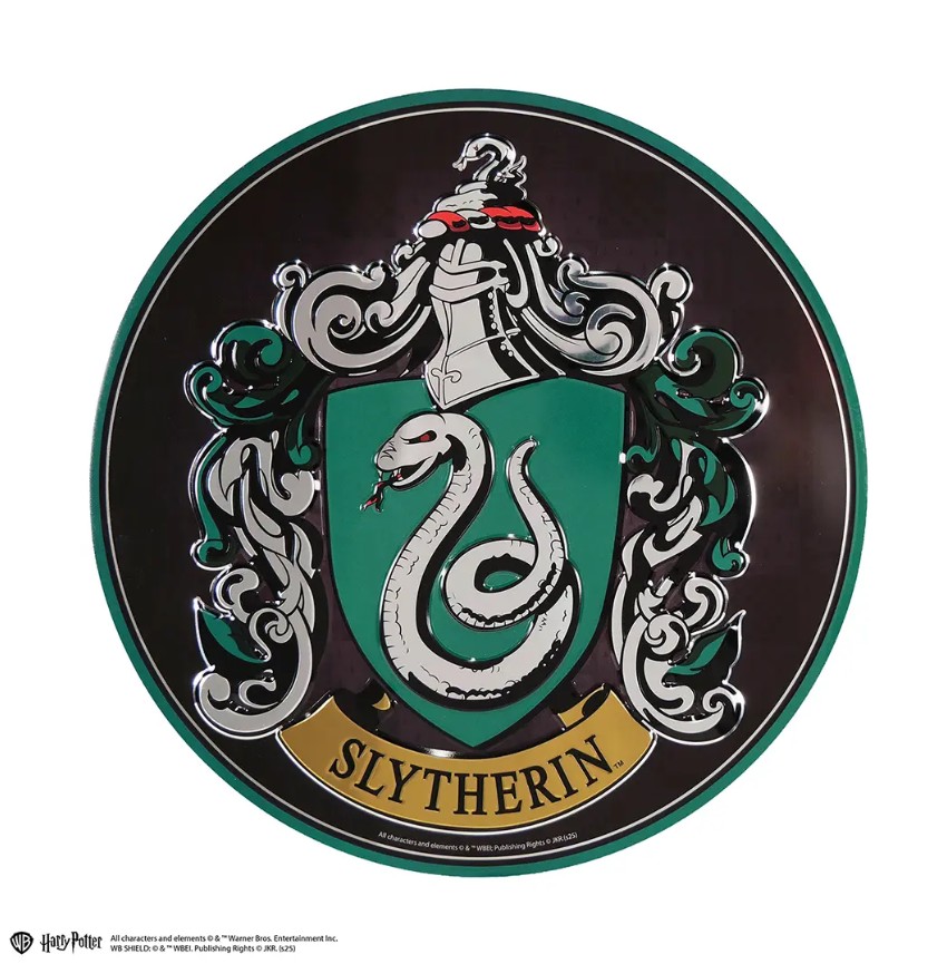 Plaque ronde en aluminium Serpentard MAP6102 1
