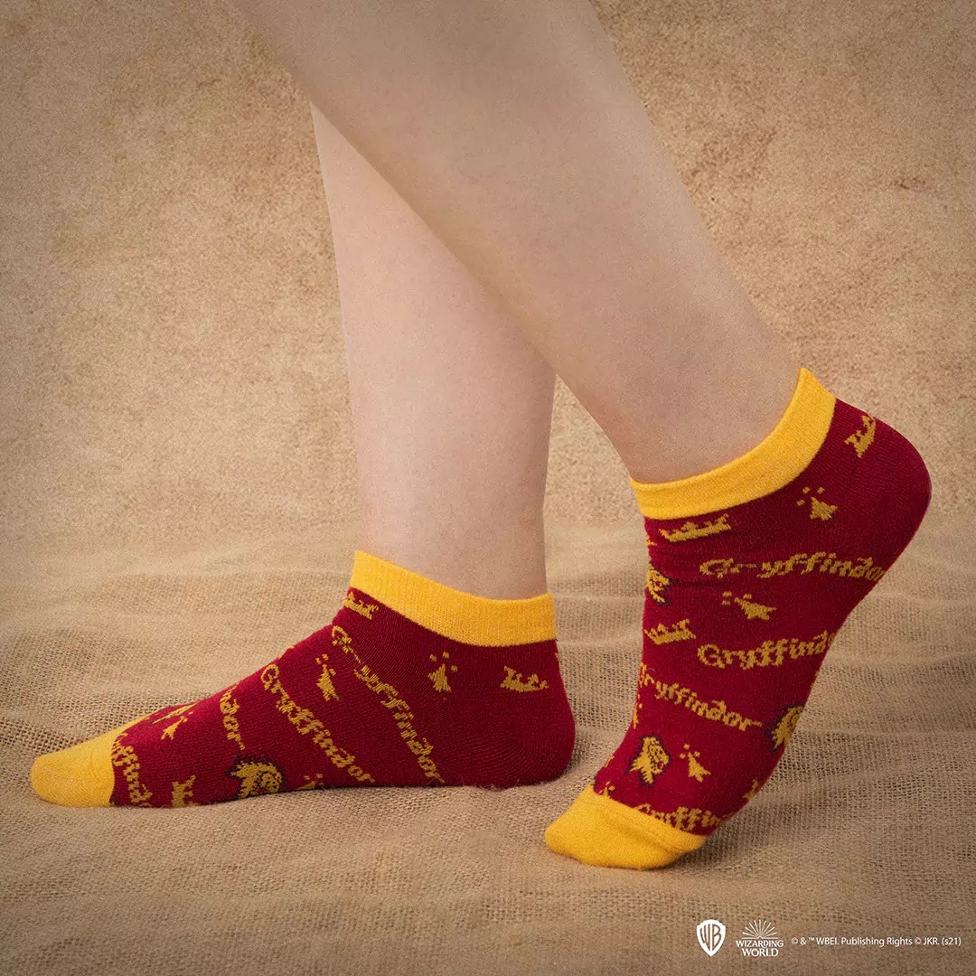 Lot de 3 paires de chaussettes courtes Gryffondor - Harry Potter  CR1631 3