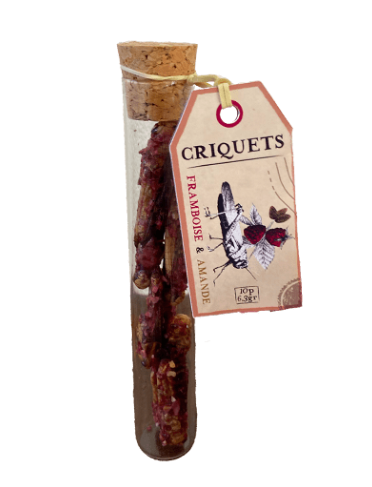 criquet commestible framboise amande 1