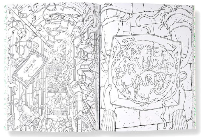 livres de coloriage honeydukes 2