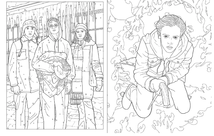 livre de coloriage poudlard express 3