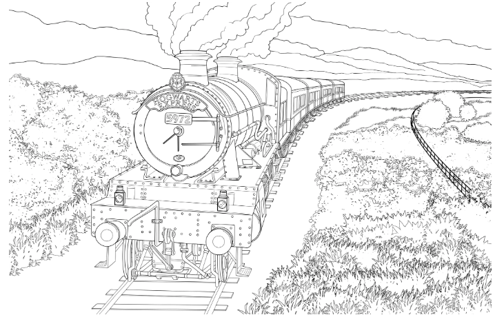 livre de coloriage poudlard 2