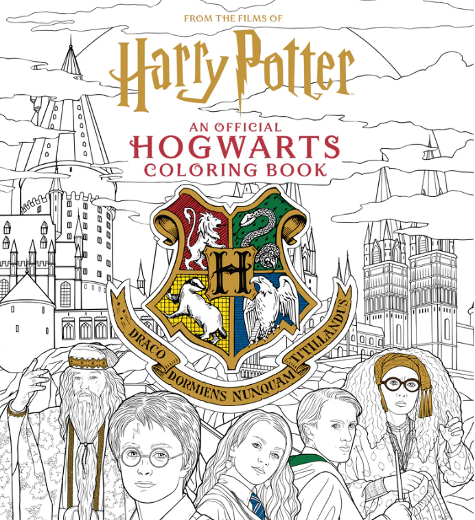 livre de coloriage poudlard 1