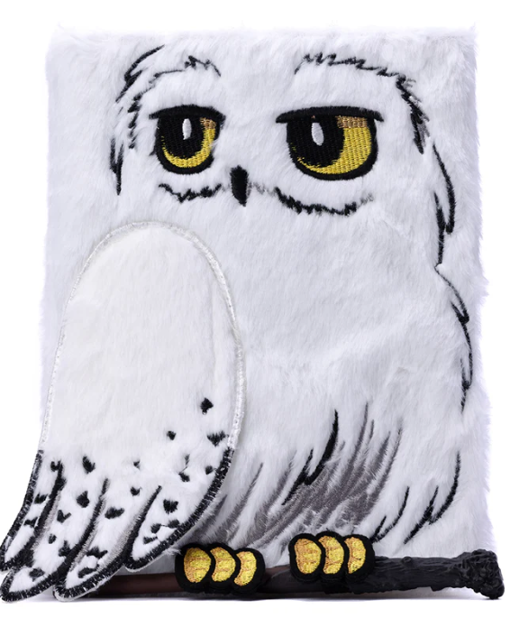 carnet en peluche Hedwige 1