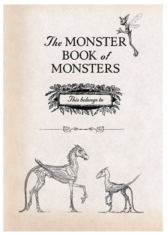 carnet en peluche livre des monstres 3