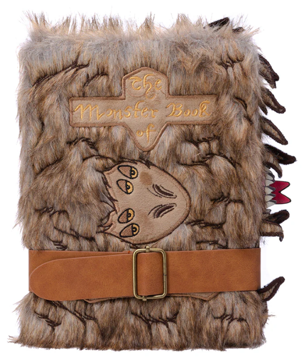 carnet en peluche livre des monstres 1