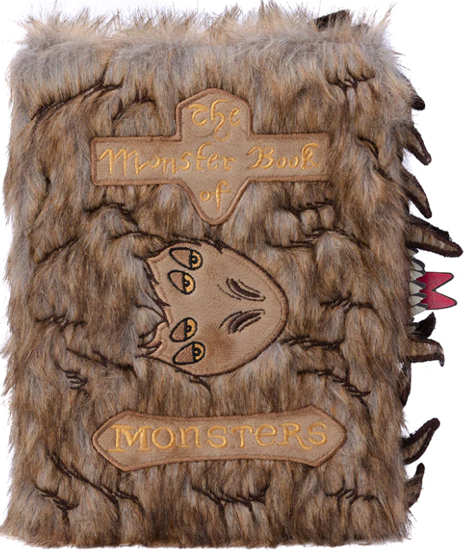 carnet en peluche livre des monstres 2