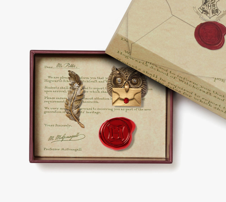 Ensemble de pins lettre dacceptation harry 3