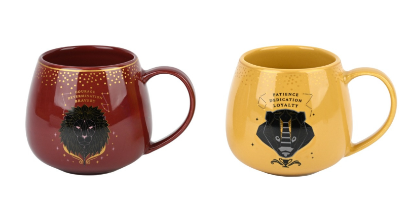 set 2 mug gryffondor et poufsouffle