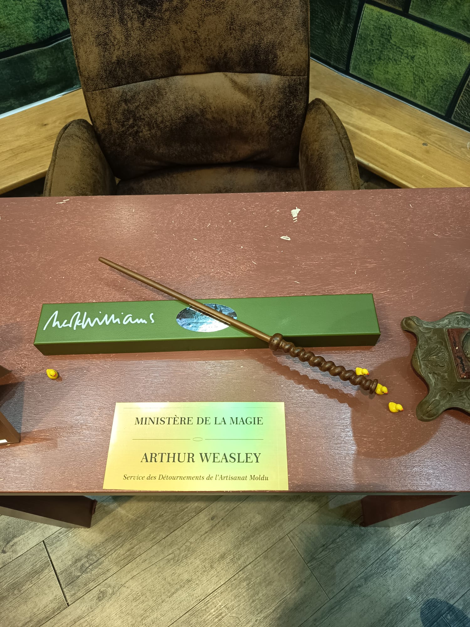 baguette signée arthur weasley 1