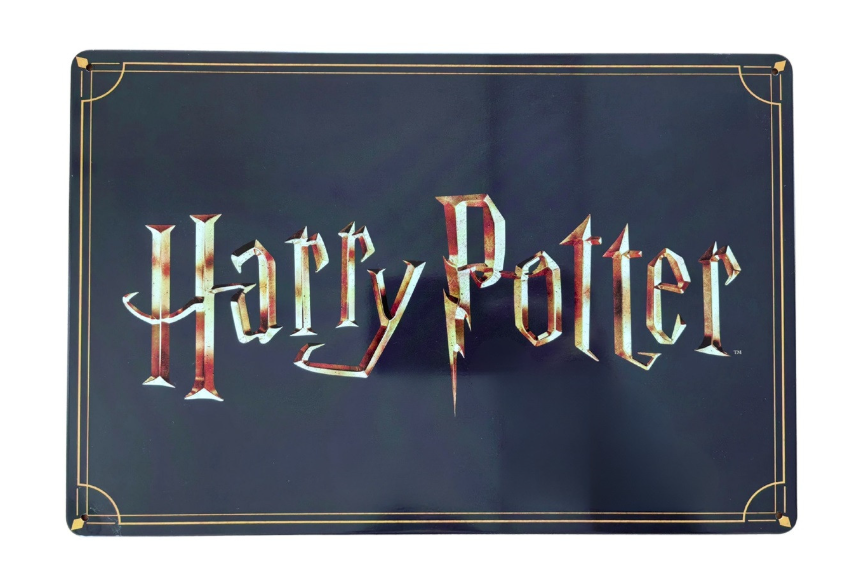 plaque métal harry potter