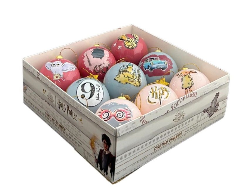 boite de 9 boule noel charm